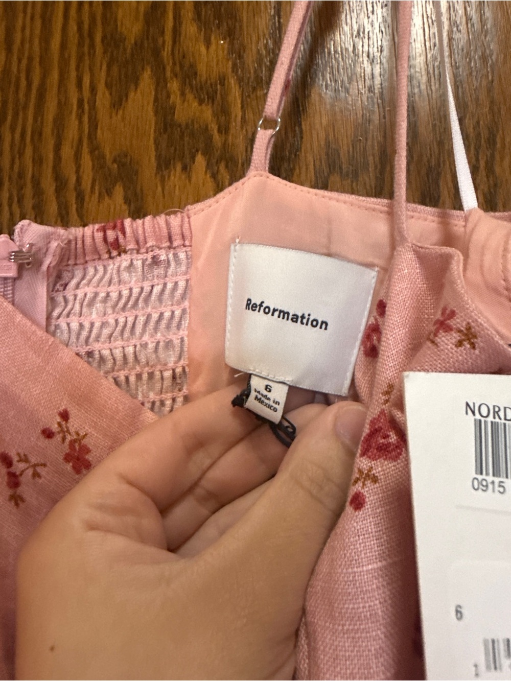 NWT Reformation Monette Strapless Midi Dress - Picture 5 of 5